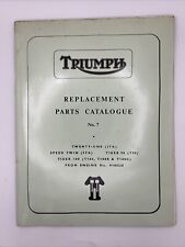 Genuine triumph catalogue for sale  BROMSGROVE