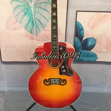 Guitarra acústica SJ-200 abeto sólido Koa/Blister bordo traseira e lateral pescoço de mogno comprar usado  Enviando para Brazil