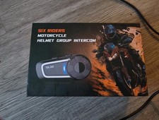 Fone de Ouvido Thokwok TK-X4 Motocicleta BT, 6 Pilotos 2000m Capacete Interfone com BT comprar usado  Enviando para Brazil