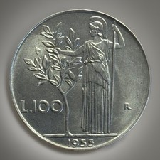 Repubblica italiana 100 usato  Omegna