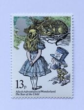 Selo Alice no País das Maravilhas O Chapeleiro Maluco e o Gato de Cheshire 1979 - MNH, usado comprar usado  Enviando para Brazil