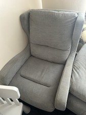 Grey swivel chair for sale  ALDERSHOT