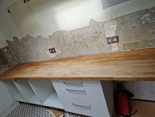 Beech worktop solid for sale  WALTON-ON-THAMES