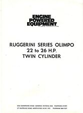 Ruggerini series olimpo d'occasion  Expédié en Belgium