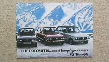 Triumph dolomites 1300 for sale  DRIFFIELD