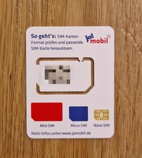 Prepaid sim karte gebraucht kaufen  Lilienthal
