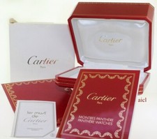 CONJUNTO DE CAIXA DE RELÓGIO AUTÊNTICO VINTAGE CARTIER PANTHER com LIVROS E CARTEIRA ~FRETE GRÁTIS comprar usado  Enviando para Brazil