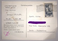 Cartolina postale herisau usato  Sesto Fiorentino