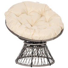 Rattan swivel papasan for sale  HARROW