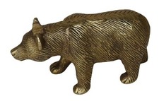 Peso de papel em forma de urso estilo antigo feito à mão estátua de bronze figura decorativa de mesa comprar usado  Enviando para Brazil