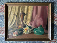 Original antique oil for sale  Newfields