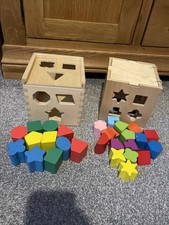 Wooden shapes sorting for sale  PETERBOROUGH