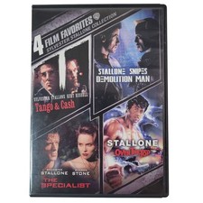 4 filmes de ação favoritos do filme coleção Sylvester Stallone (DVD, conjunto de 2 discos) comprar usado  Enviando para Brazil