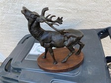 Cerf bronze socle d'occasion  L'Aiguillon-sur-Mer