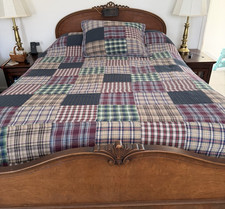 Colcha de retalhos queen primitiva fazenda algodão 91 x 91 reversível sólida azul marinho, usado comprar usado Colcha de retalhos queen primitiva fazenda algodão 91 x 91 reversível sólida azul marinho, usado comprar usado  Enviando para Brazil