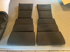 Almofadas centrais de assento Recaro Pole Position ABE preto camurça Alcantara, usado comprar usado  Enviando para Brazil