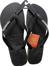 Tangas masculinas Havaianas com logotipo de borracha preto e branco comprar usado  Enviando para Brazil