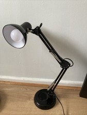 Black table lamp for sale  SWINDON