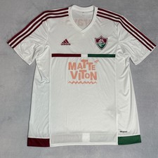 Camiseta de futebol Adidas Fluminense Football Club Brasil branca guaravita masculina grande comprar usado  Enviando para Brazil