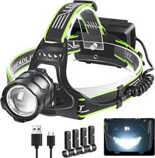 Torcia frontale led usato  Roma