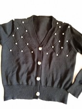 Strickjacke schwarz perlen gebraucht kaufen Strickjacke schwarz perlen gebraucht kaufen  Schwelm