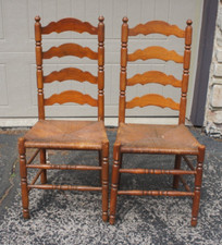 Antique ladder back for sale  Lake Geneva