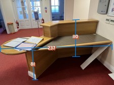 Reception desk counter for sale  DORCHESTER