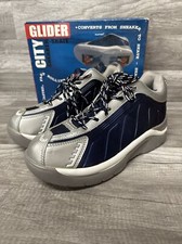 MENINOS/MENINAS: Tênis de skate tamanho 8 Chicago Skate City Glider Tênis Skate comprar usado  Enviando para Brazil