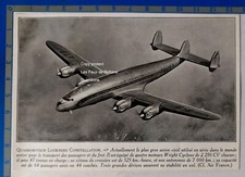 Lockheed constellation quadrim d'occasion  Beaumont-de-Lomagne