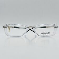 Usado, Óculos Silhouette Feminino Oval Transparente Prata Mod. Spx M 2817 Novo comprar usado  Enviando para Brazil