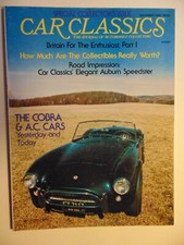 Car classics magazine for sale  North Adams
