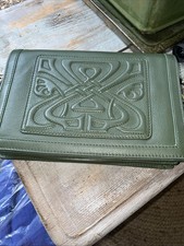 Biba green leather for sale  TROWBRIDGE