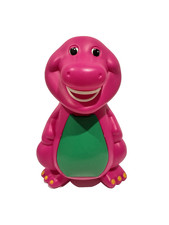 Vintage 1993 Barney Roxo Dinossauro Recipiente Brinquedo Organizador Suporte 14" Excelente comprar usado  Enviando para Brazil
