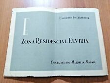 Concurso Internacional ZONA RESIDENCIAL ELVIRIA Costa del Sol Marbella Malaga  comprar usado  Enviando para Brazil