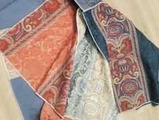 Lote Antigo de 4 Amostras de Tapeçaria Jacquard Floral Pavão Weave Corporation "Emperor" comprar usado Lote Antigo de 4 Amostras de Tapeçaria Jacquard Floral Pavão Weave Corporation "Emperor" comprar usado  Enviando para Brazil