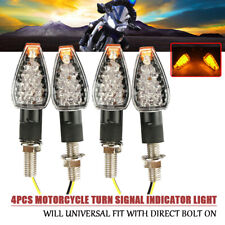 Usado, 4X LED 12V Universal Motorrad Roller Mit E-Geprüft Blinker Miniblinker 10MM comprar usado  Enviando para Brazil