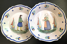 Quimper pair decorative d'occasion  Expédié en Belgium