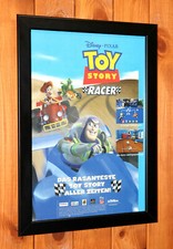 Usado, 2001 Toy Story Racer Game Boy Color PS1 Vintage Raro Cartaz Promocional Página de Anúncio Emoldurada comprar usado  Enviando para Brazil