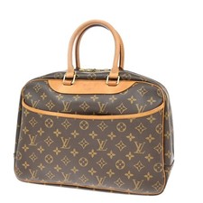 Bolsa de mão LOUIS VUITTON LV logotipo Deauville monograma couro marrom M47270 88KA856, usado comprar usado  Enviando para Brazil