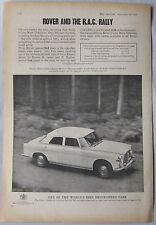 1962 rover rac for sale  DARWEN