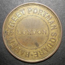 Exhibition pass token for sale  WORTHING