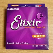 Elixir nanoweb acoustic for sale  CARDIFF
