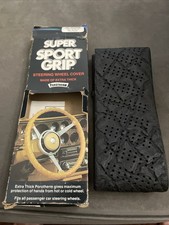 Vintage Superior Super Sport Grip Steering Wheel Cover 58-0550B (New), używany na sprzedaż  Wysyłka do Poland