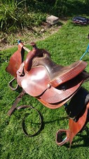 Westernsattel montana saddlery gebraucht kaufen  Langerwehe