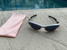 Óculos de sol Oakley Flak Jacket armação prata 1.0 / lente Ice Iridium (lente boa!), usado comprar usado  Enviando para Brazil