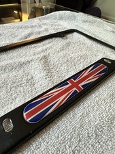 Quadro de placa Mini Cooper Union Jack preto comprar usado  Enviando para Brazil