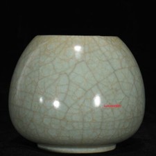 Frasco de coração de galinha 3,9" porcelana canção histórica dinastia ru forno porcelana lce crack, usado comprar usado  Enviando para Brazil