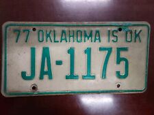 1977 oklahoma license for sale  Hickory Hills