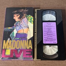 MADONNA The Virgin Tour Live JAPAN NTSC VHS VIDEO 35P8-9016 SLIP CASE 1989 issue comprar usado  Enviando para Brazil