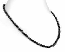 Colar de diamante preto 6 mm aparência incrível corte contas certificadas lindo brilho, usado comprar usado  Enviando para Brazil